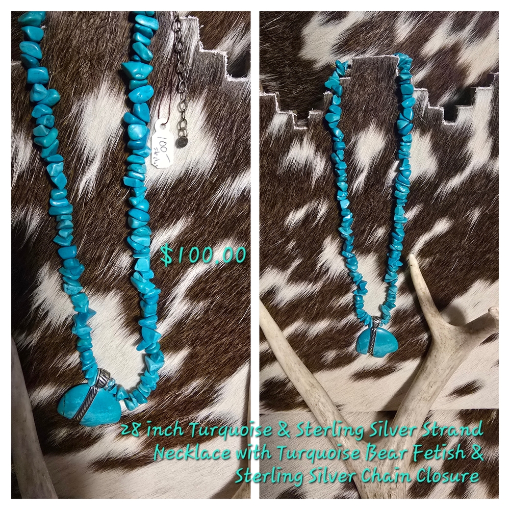 Turquoise and Sterling Silver Necklace